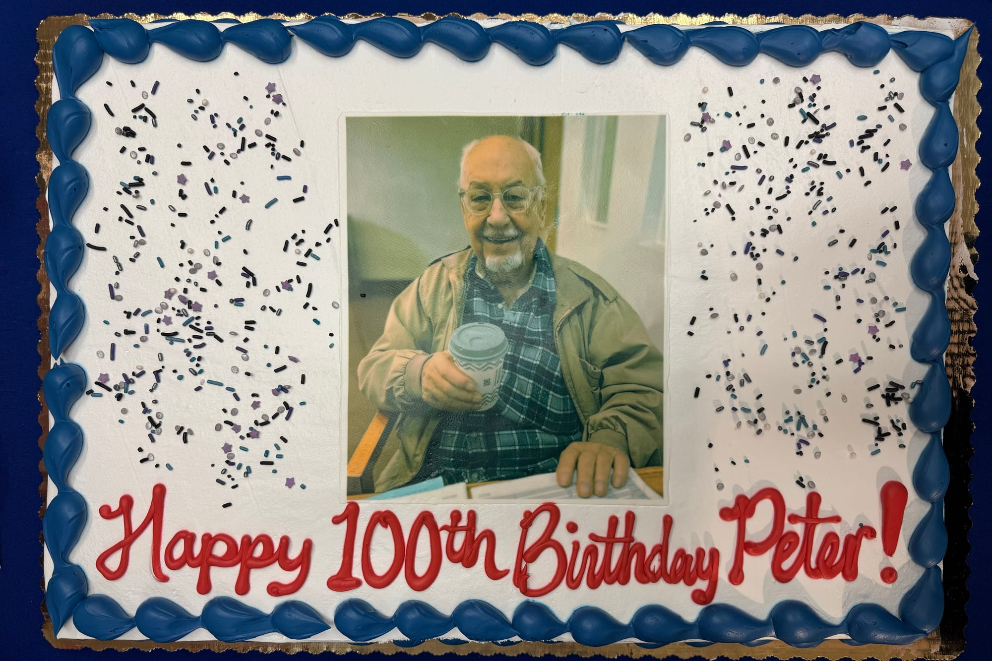 Peter Sellitti, long time Goeske  Center volunteer turns 100
